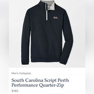 PETER MILLAR South Carolina Script Perth
Performance Quarter-Zip